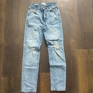 Universal Thread Light Blue Distressed Jeans